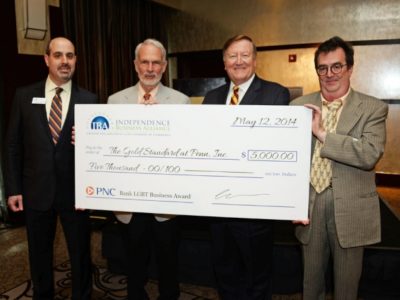 Pictured above are the winners of the 2014 PNC Bank LGBT Business Award